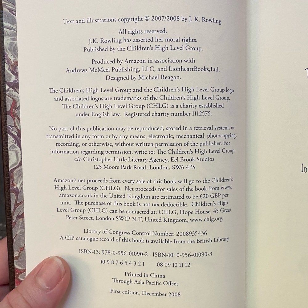 The Tales of Beedle the Bard by JK Rowling COLLECTORS FIRST EDITION - Picture 15 of 16